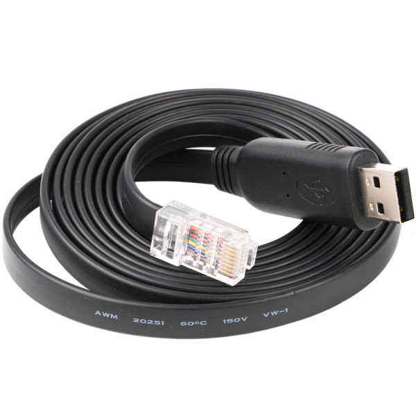 Купить Консольний кабель FTDI USB RS232 to RJ45 Console Cable 1.8m