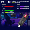 Wi-Fi карта DERAPID WiFi 6E AX3000 Tri-Band USB 3.0 (RTL8832CU) - DERAPID-WiFi-6E-AX3000-Tri-Band-USB-3.0-(RTL8832CU)-4