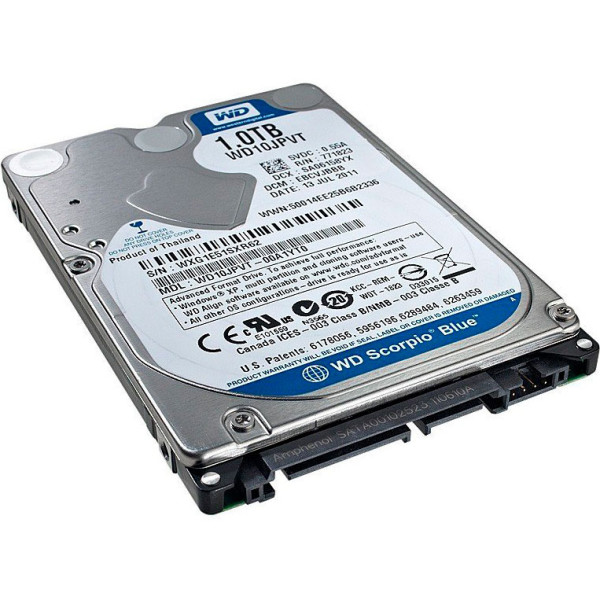 Купити Жорсткий диск Western Digital Blue 1Tb 5.4K 6G SATA 2.5 (WD10JPVT)