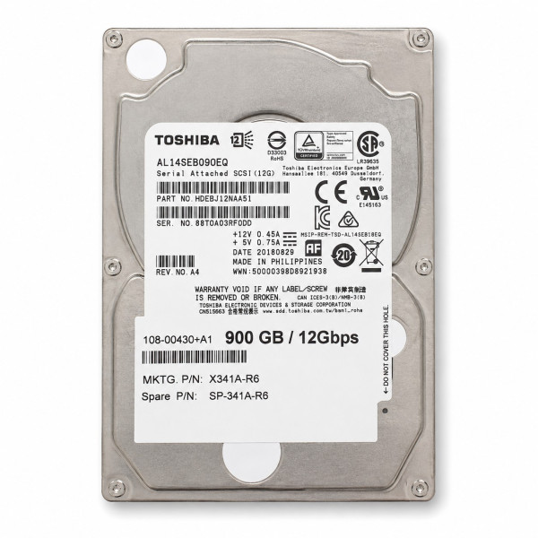 Купити Серверний диск Toshiba AL14SE 900GB 10K SAS 12G 2.5" (AL14SEB090EQ / X341A-R6)