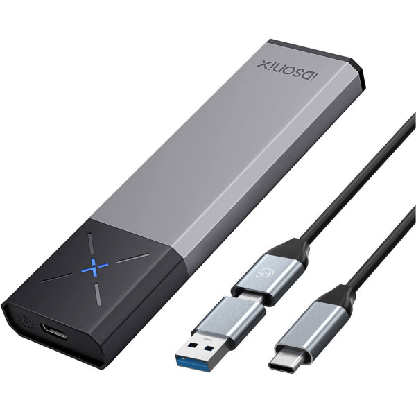 Купити Зовнішня кишеня iDsonix SSD M.2 NVMe SATA Dual Protocol to USB Type-C External Case (IDPWEM2-G2)