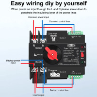 Купити Автомат введення резерву TOMZN Night Light 125А 2P (TOQ7-125/2)