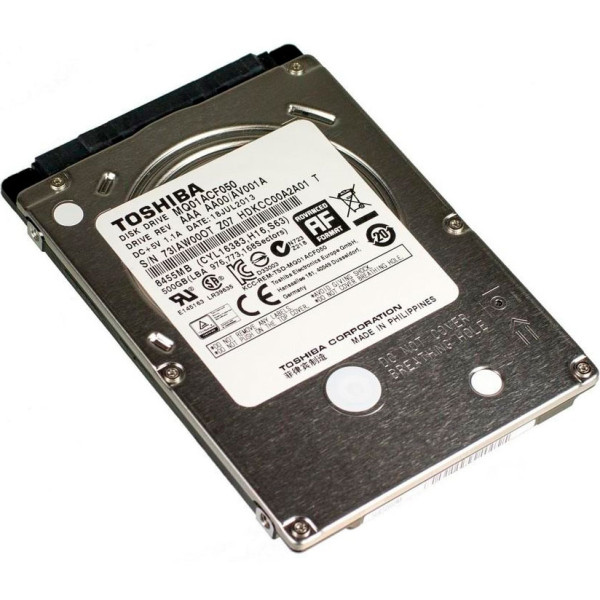 Купити Жорсткий диск Toshiba 500Gb 7.2K 6G SATA 2.5 (MQ01ACF050)