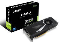 Відеокарта MSI GeForce GTX 1070 AERO 8GB GDDR5 PCIe (GTX 1070 AERO 8G OC)