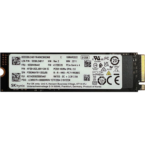 Купити SSD диск SK hynix BC901 512Gb NVMe PCIe M.2 2280 (HFS512GEJ9X113N)