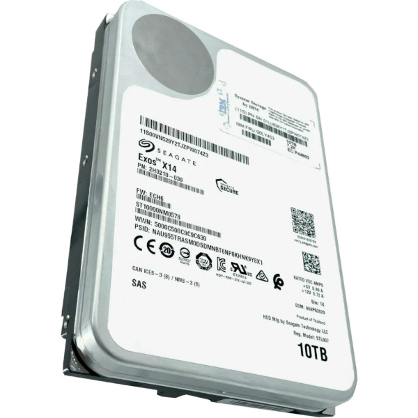 Купити Жорсткий диск Seagate Exos X14 10Tb 7.2K 12G SAS 3.5 (ST10000NM0578)