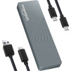 Зовнішня кишеня UnionSine SSD M.2 NVMe SATA Dual Protocol to USB Type-C External Case (MD202)