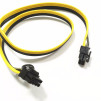 Кабель PCI-e 6pin to PCI-e 6+2pin 18AWG 60см - PCIe 6pin-8pin-1