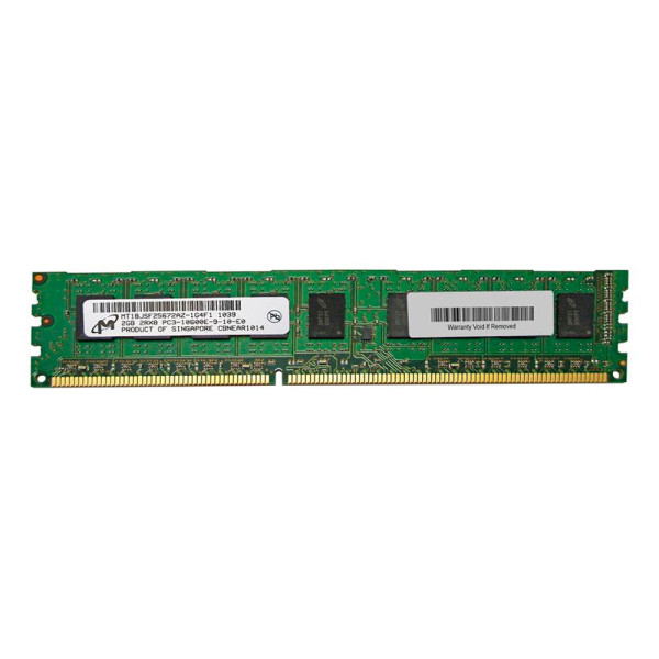 Купити Пам'ять для сервера Micron DDR3-1333 2Gb PC3-10600E ECC Unbuffered (MT18JSF25672AZ-1G4F1)