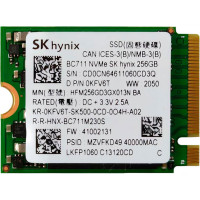 SSD диск SK hynix BC711 256Gb NVMe PCIe M.2 2230 (HFM256GD3GX013N)