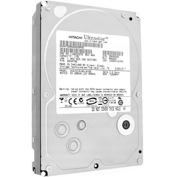 Купити Жорсткий диск Hitachi Deskstar 7K1000.C 1Tb 7.2K 3G SATA 3.5 (HUA721010KLA330)