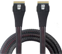 Кабель SlimSAS SFF-8654 8i – SlimSAS SFF-8654 8i PCIe 4.0, 0.7 м