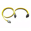 Кабель PCI-e 6pin to Dual PCI-e 6+2pin 18AWG 60см - PCIe-6pin-dual-8pin-2