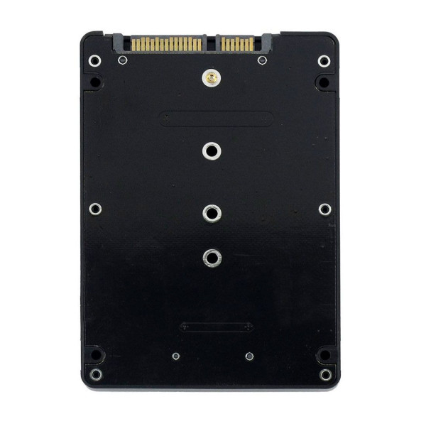 Купити Перехідник Black B + M key M.2 NGFF (SATA) SSD to 2.5 SATA Adapter