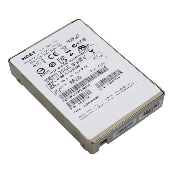 Купить SSD диск HGST Ultrastar SSD1600MM 200Gb 12G MLC SAS 2.5 (HUSMM16400ASS200)