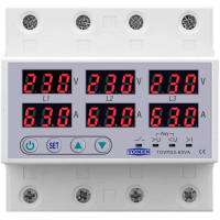 Купити Реле контролю напруги TOMZN 63A 3P (TOVPD3-63VA)