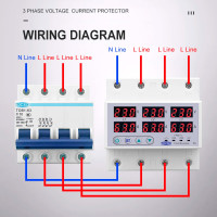 Купити Реле контролю напруги TOMZN 63A 3P (TOVPD3-63VA)
