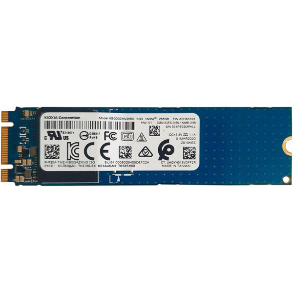 Купити SSD диск Toshiba BG3 256Gb NVMe PCIe M.2 2280 (KBG30ZMV256G)