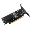 Адаптер JEYI iHyper SSD 4x M.2 NVMe to PCIe Adapter (JP84A) - JEYI-iHyper-NVMe-JP84A-2