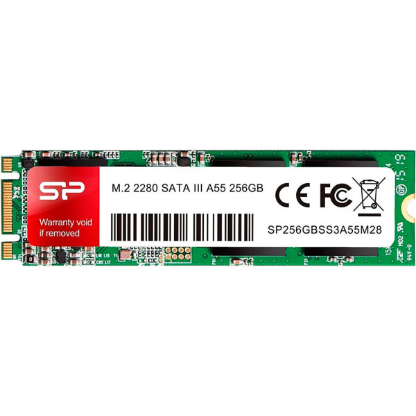 Купити SSD диск Silicon Power A55 256Gb 6G SATA M.2 2280 (SP256GBSS3A55M28)