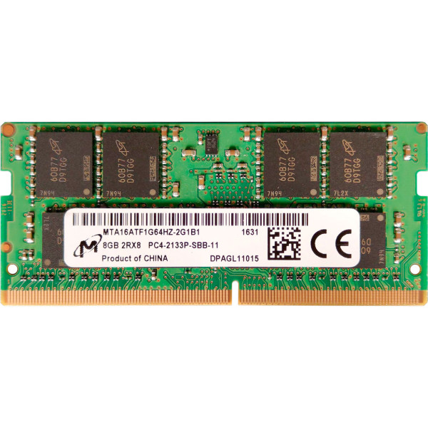 Купити Пам'ять для ноутбука Micron SODIMM DDR4-2133 8Gb PC4-17000 non-ECC Unbuffered (MTA16ATF1G64HZ-2G1B1)