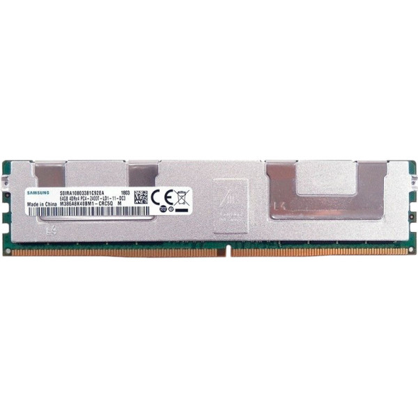 Купити Пам'ять для сервера Samsung DDR4-2400 64Gb PC4-19200T ECC Load Reduced (M386A8K40BM1-CRC5Q)