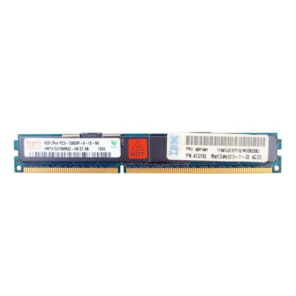 Купити Пам'ять для сервера Hynix DDR3-1333 8Gb PC3-10600R ECC Registered (HMT41GV7BMR4C-H9)
