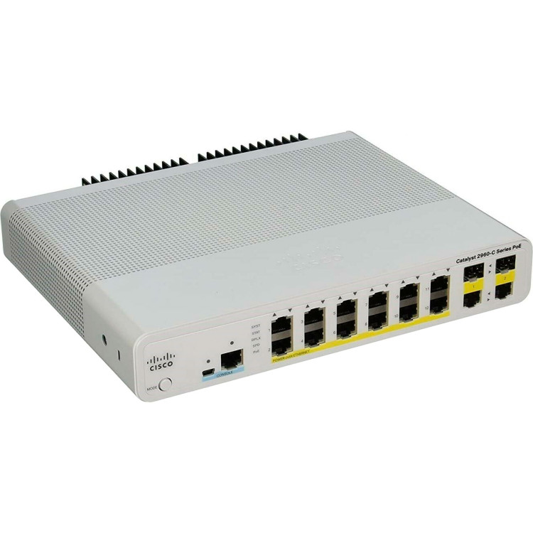 Комутатор Cisco Catalyst 2960-C 100MbE PoE (WS-C2960C-12LPS-L