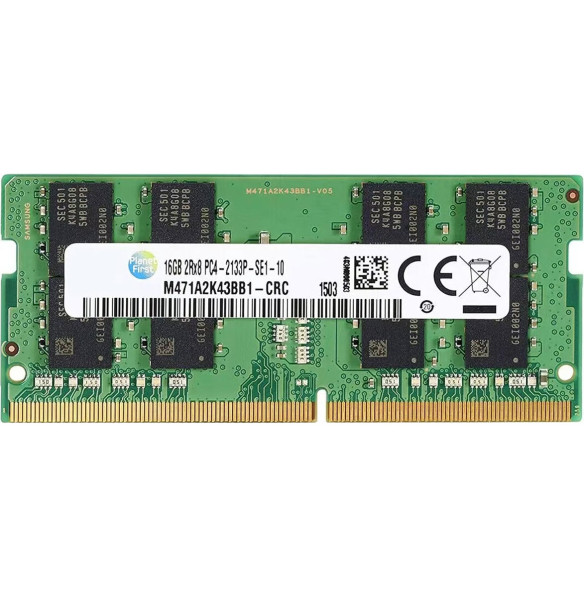 Купити Пам'ять для ноутбука Samsung SODIMM DDR4 2400Mhz 16Gb PC4-2400T-SE1-11 (M471A2K43BB1-CRC)