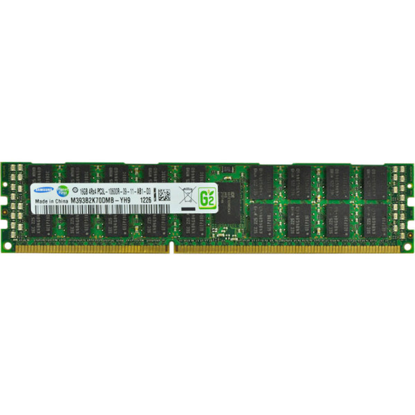 Купити Пам'ять для сервера Samsung DDR3-1333 16Gb PC3L-10600R ECC Registered (M393B2K70DMB-YH9)