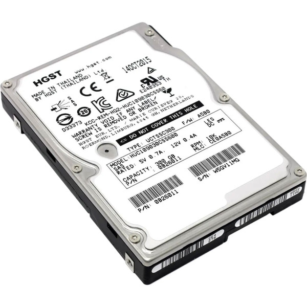 Купити Серверний диск HGST Ultrastar C10K900 300Gb 10K 6G SAS 2.5 (HUC109030CSS600)