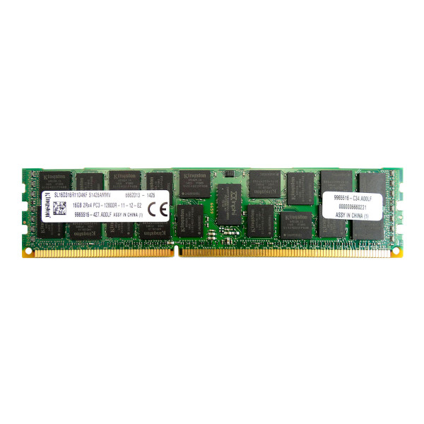 Купити Пам'ять для сервера Kingston DDR3-1600 16Gb PC3-12800R ECC Registered (SL16D316R11D4KF)