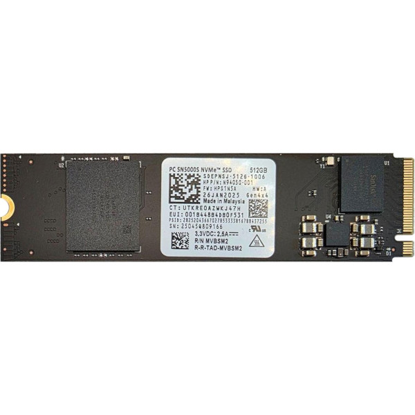 Купити SSD диск SanDisk PC SN5000S 512Gb NVMe PCIe M.2 2280 (SDEPNSJ-512G)