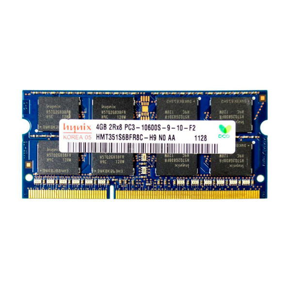 Купить Оперативная память Hynix SODIMM DDR3-1333 4Gb PC3-10600S non-ECC Unbuffered (HMT351S6BFR8C-H9)