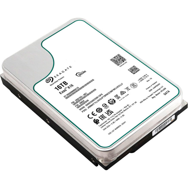 Купити Жорсткий диск Seagate Exos X16 16Tb 7.2K 6G SATA 3.5 (ST16000NM001G)