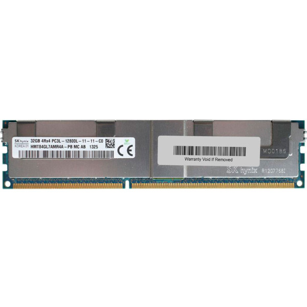 Купить Пам'ять для сервера Hynix DDR3-1600 32Gb PC3L-12800L ECC Load Reduced (HMT84GL7AMR4A-PB)