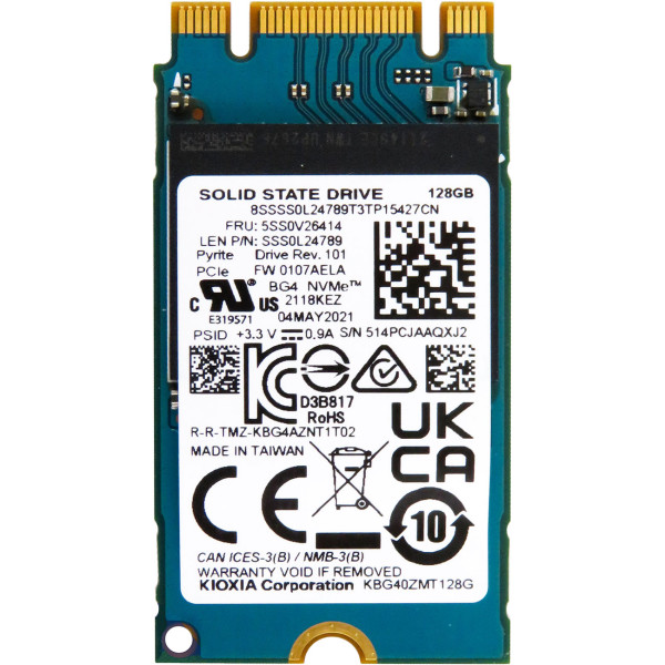 Купити SSD диск Kioxia BG4 128Gb NVMe PCIe M.2 2242 (KBG40ZMT128G)