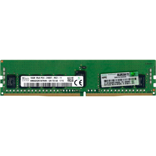 Купити Пам'ять для сервера HPE 809082-091 DDR4 2400Mhz 16Gb RDIMM