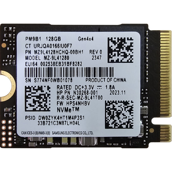 Купити SSD диск Samsung PM9B1 128Gb NVMe PCIe M.2 2230 (MZ-9L41280)