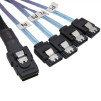 Кабель SFF-8087 Mini-SAS to 4 SATA Splitter 0.5m - Кабель SFF-8087 Mini-SAS to 4 SATA Splitter 0.5m