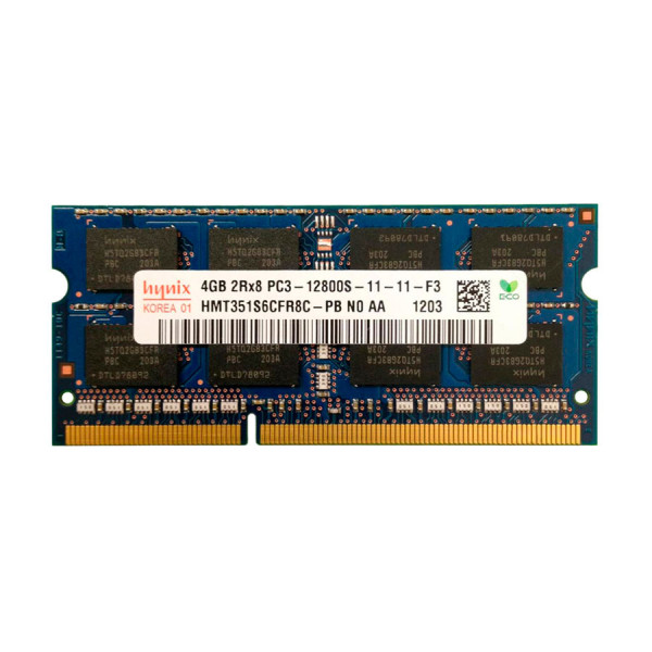 Купити Пам'ять для ноутбука Hynix SODIMM DDR3-1600 4Gb PC3-12800S non-ECC Unbuffered (HMT351S6CFR8C-PB)