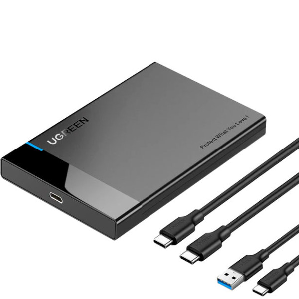 Купити Зовнішня кишеня Ugreen HDD 2.5 SATA  to USB Type-C External Case (60735)