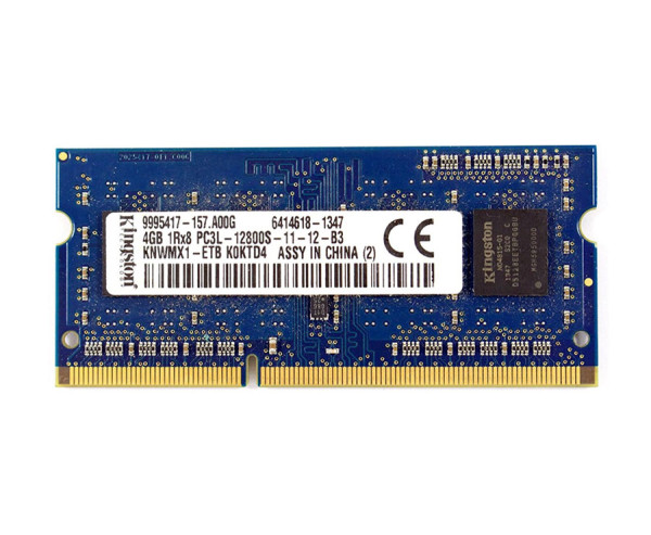 Купить Пам'ять для ноутбука Kingston SODIMM DDR3-1600 4Gb PC3L-12800S non-ECC Unbuffered (KNWMX1-ETB)