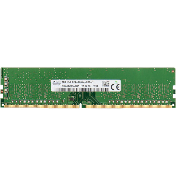 Купить Оперативная память Hynix DDR4-2666 8Gb PC4-21300V-E ECC Unbuffered (HMA81GU7CJR8N-VK)