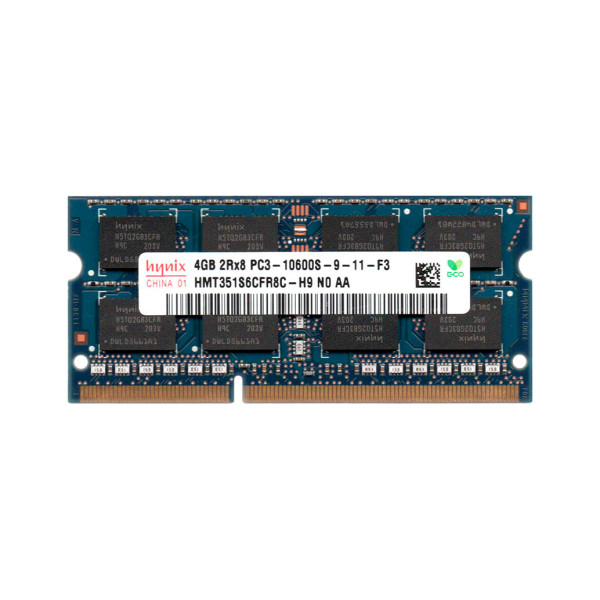 Купить Оперативная память Hynix SODIMM DDR3-1333 4Gb PC3-10600S non-ECC Unbuffered (HMT351S6CFR8C-H9)