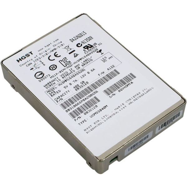 Купити SSD диск HGST Ultrastar SSD1600MM 400Gb 12G SAS 2.5 (HUSMM1640ASS201)