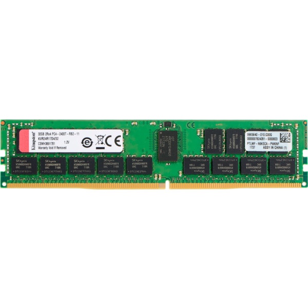 Купити Пам'ять для сервера Kingston DDR4-2400 16Gb PC4-19200T ECC Registered (KVR24R17D4/16)
