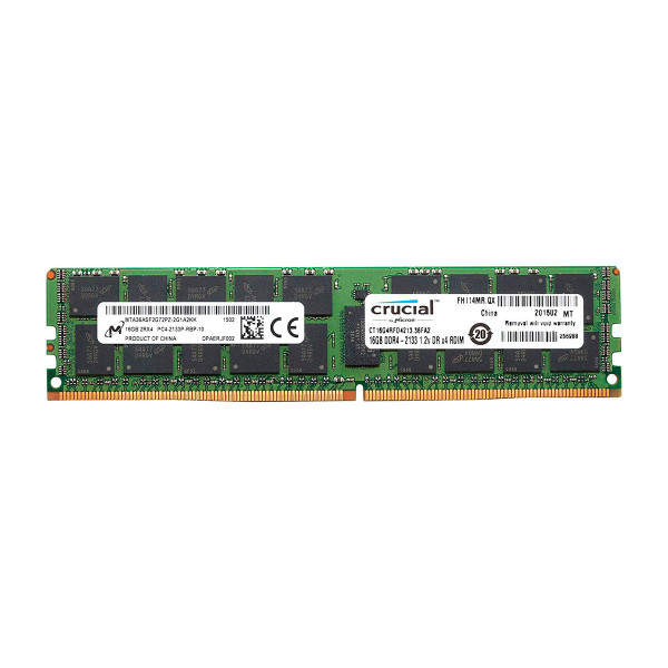 Купить Оперативная память Micron DDR4-2133 16Gb PC4-17000P ECC Registered (MTA36ASF2G72PZ-2G1A2KK)